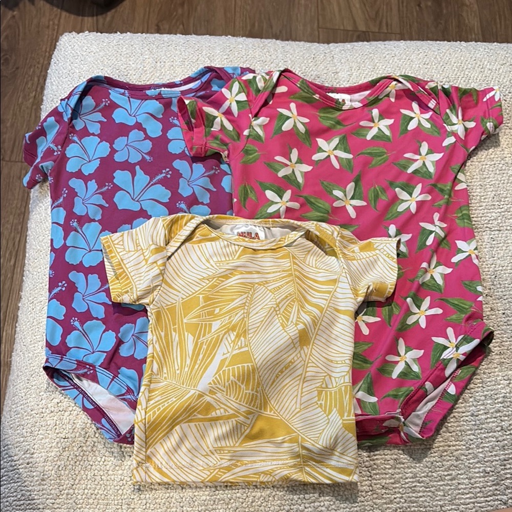 Hula Bay Hawaiian baby set